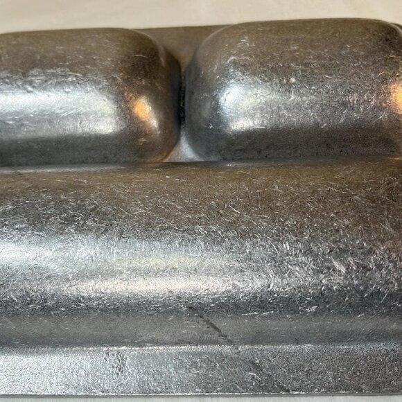 Vintage Armetale Wilton Divided Serving Dish Tavern Pub Renaissance Props - Picture 5 of 6